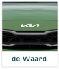 De Waard Kia grille groen met Kia logo